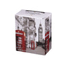 BLACK & WHITE RED TELEPHONE BOX MINI TEA BOX 6S