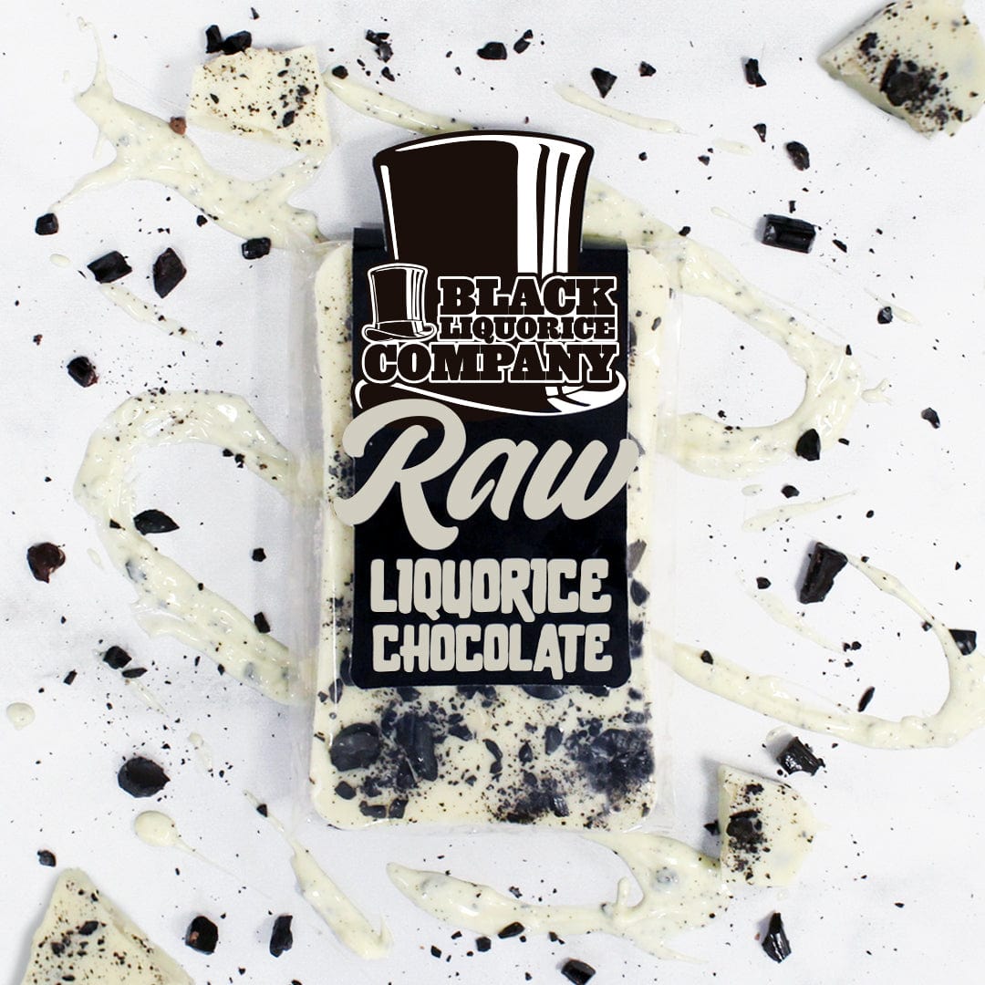 RAW LIQUORICE WHITE CHOCOLATE BAR - 0