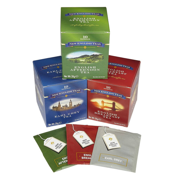 ENGLISH CLASSICS TRIPLE TEA GIFT PACK WITH 30 INDIVIDUALLY WRAPPED TEABAGS