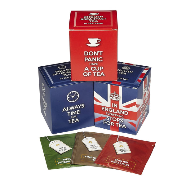 ENGLISH TEA SLOGANS TRIPLE TEA CARTON GIFT PACK