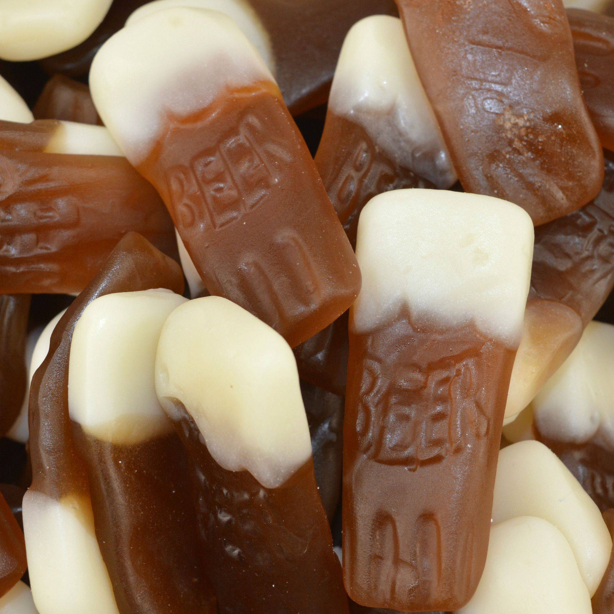 Fruit flavoured beer bottles