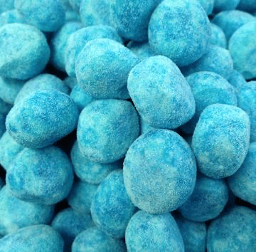 Blue raspberry bonbon sweets