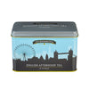 LONDON SKYLINE TEA CADDY WITH 40 ENGLISH AFTERNOON TEABAGS