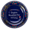 MIDNIGHT ALICE IN WONDERLAND TEA CADDY WITH 240 ENGLISH BREAKFAST TEABAGS
