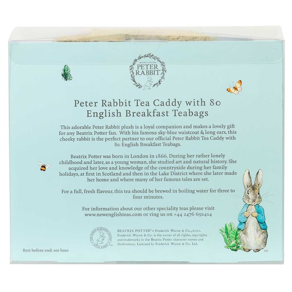 PETER RABBIT GIFT SET WITH TEA CADDY AND PLUSH TOY