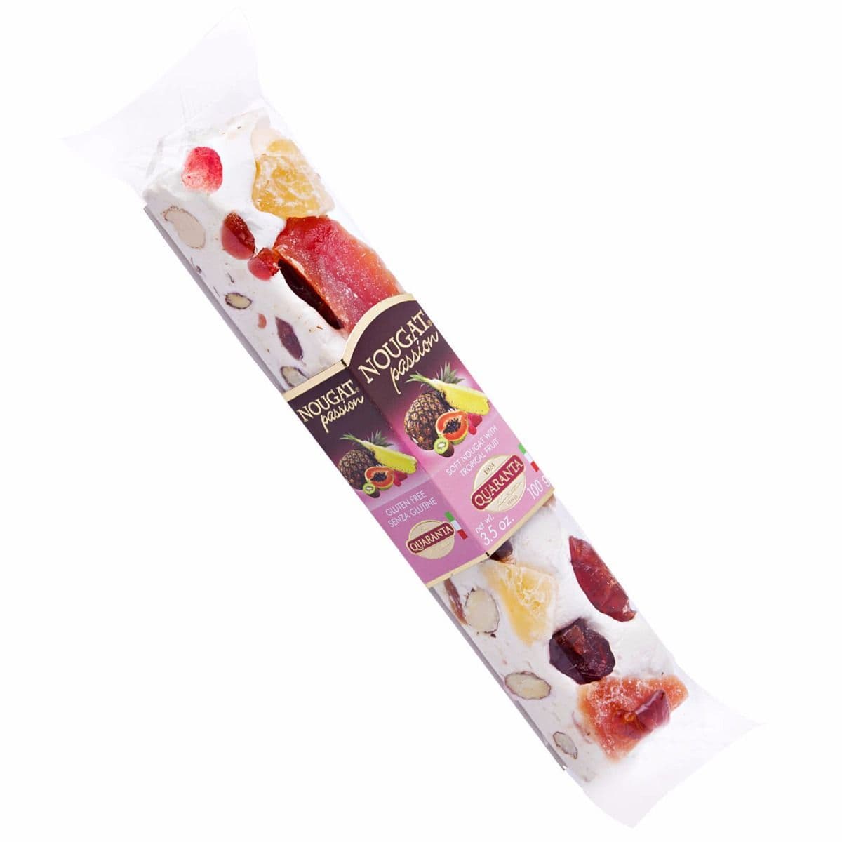 NOUGAT - EXOTIC FRUITS - QUARANTA ITALIAN SOFFICIONE 100G