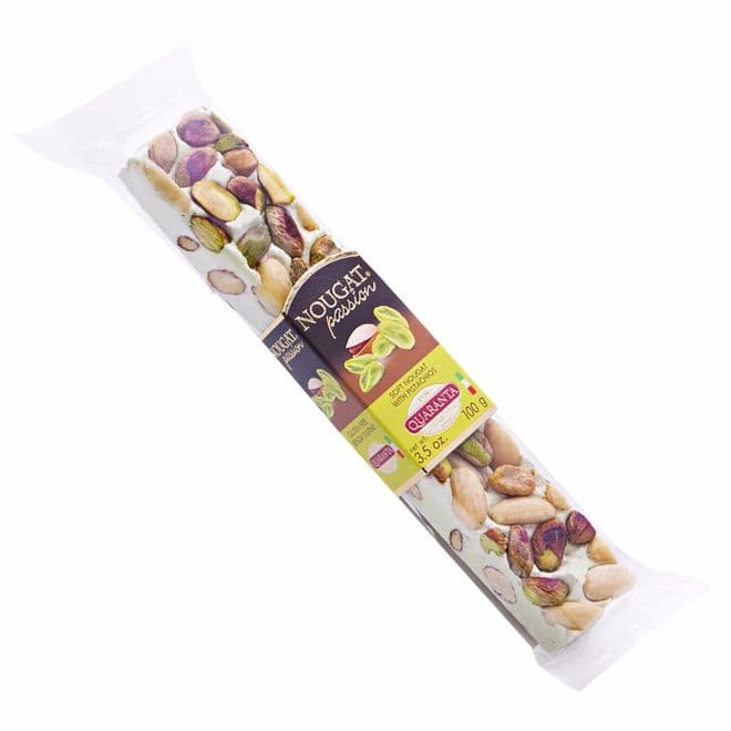 NOUGAT - PISTACHIO - QUARANTA ITALIAN SOFFICIONE 100G