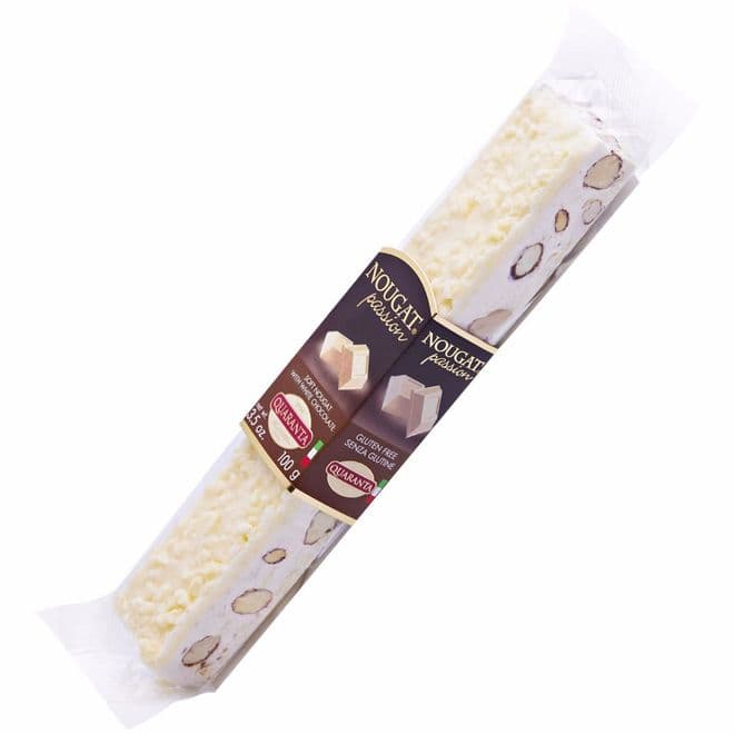 NOUGAT - WHITE CHOCOLATE & CREAM - QUARANTA ITALIAN SOFFICIONE 100G (BBE 03/25)