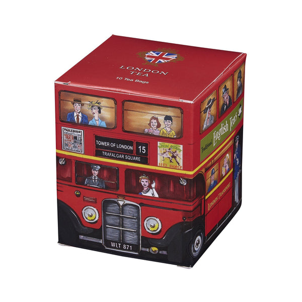 RED LONDON BUS MINI TEA BOX 10S