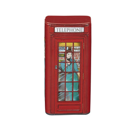 RED TELEPHONE BOX SUGAR FREE MINTS WITH FLIP LID 25G