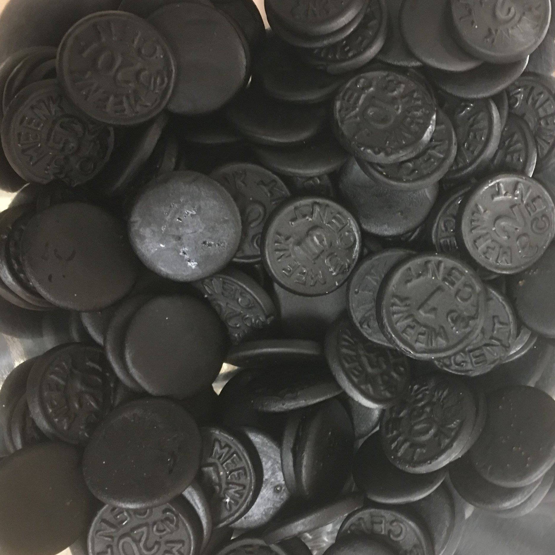 LIQUORICE COINS