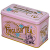 VINTAGE VICTORIAN CLASSIC TEA TIN - ROSE PINK